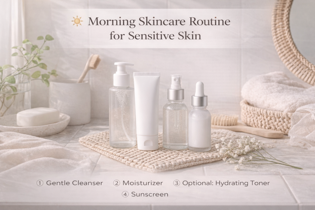 Morning Skincare Routine for Sensitive Skin